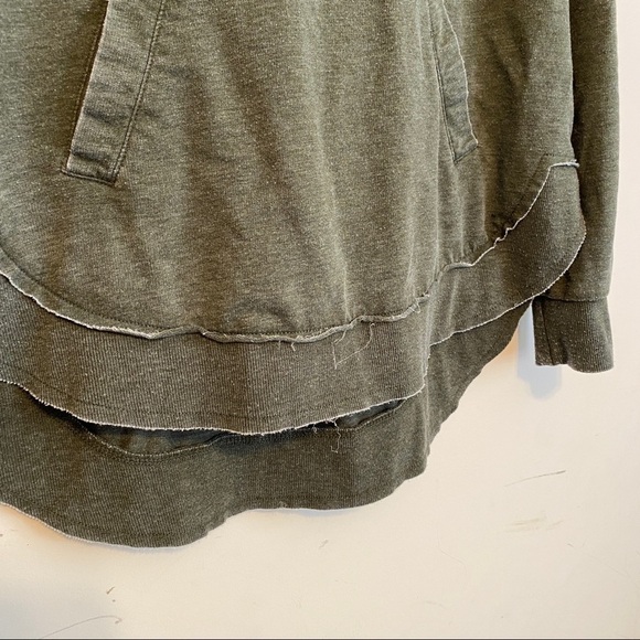 Z Supply comfy oversized pullover green hoodie XS - Picture 5 of 8